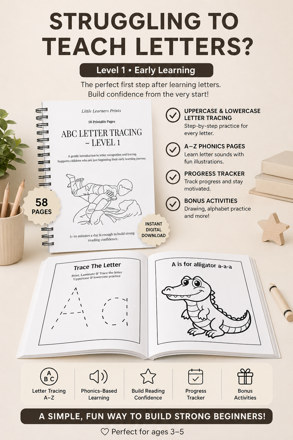 Level 1 → Letters