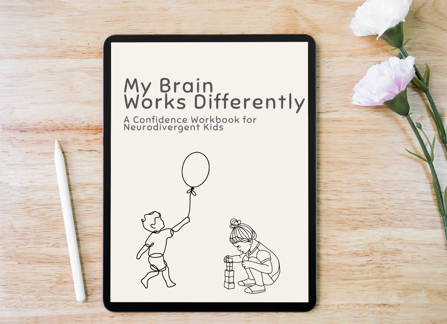 My Brain Works Differently | Neurodivergent Kids Confidence Workbook