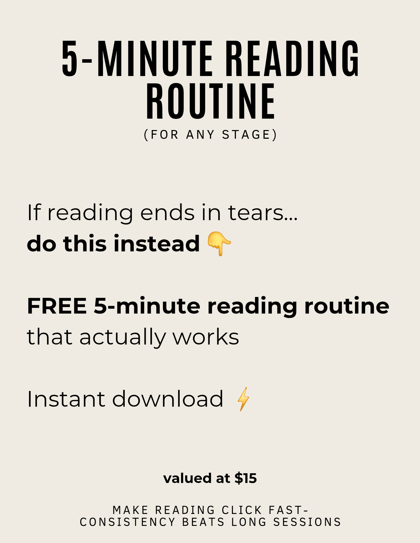 Free 5-Minute Reading Confidence Starter Pack (No Pressure, No Tears)
