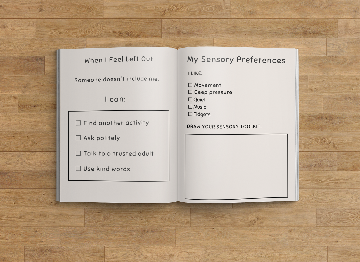 My Brain Works Differently | Neurodivergent Kids Confidence Workbook