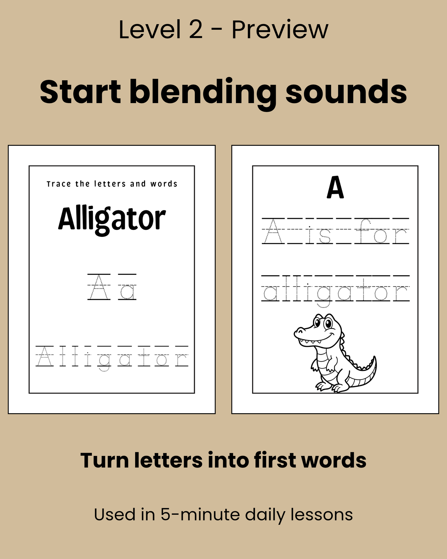 Alphabet Foundations Bundle Level 1 For Ages 3 To 5 Reading Readiness And Early Letter Sounds Program by Little Learners Prints