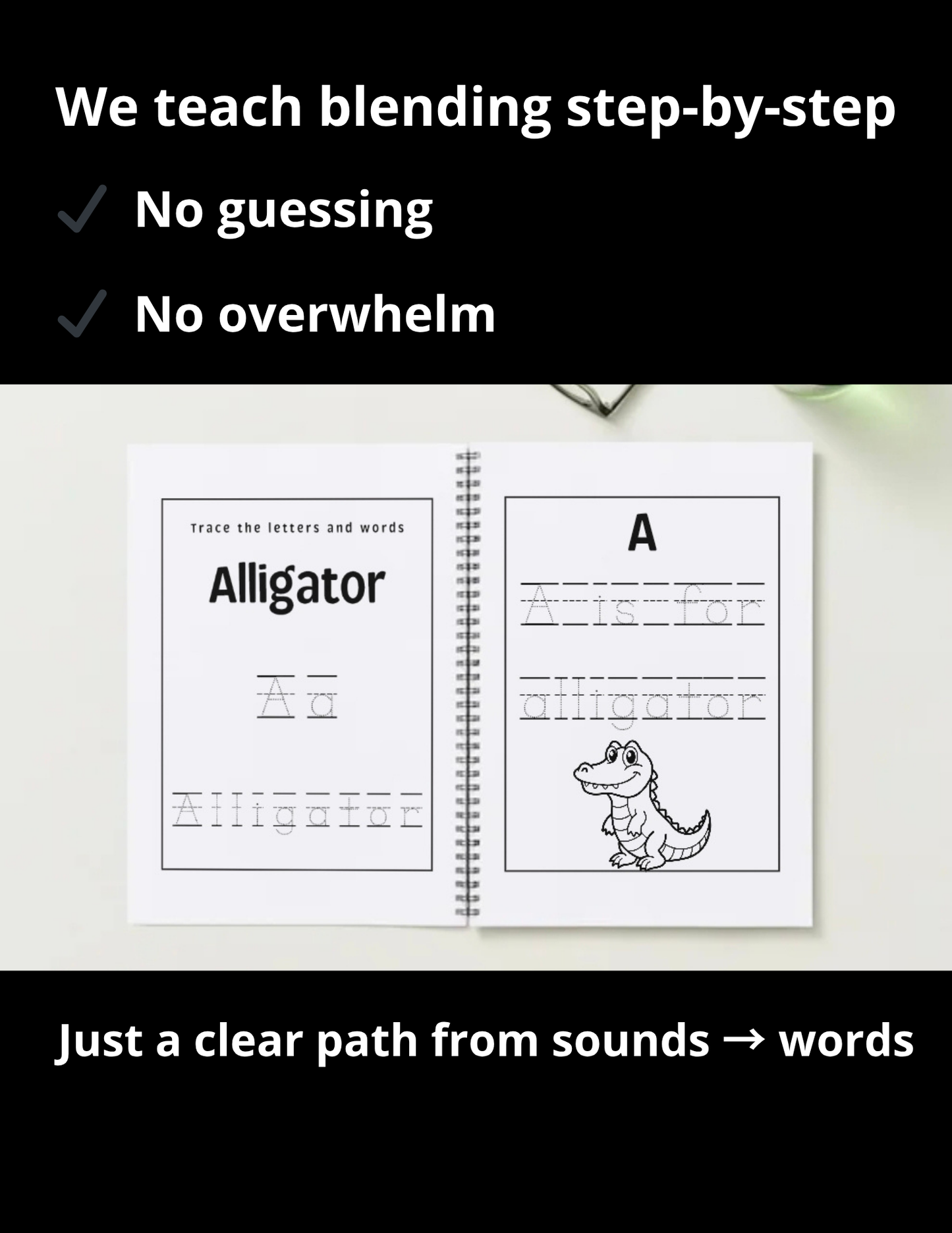 Blending & First Words Workbook (Level 2)