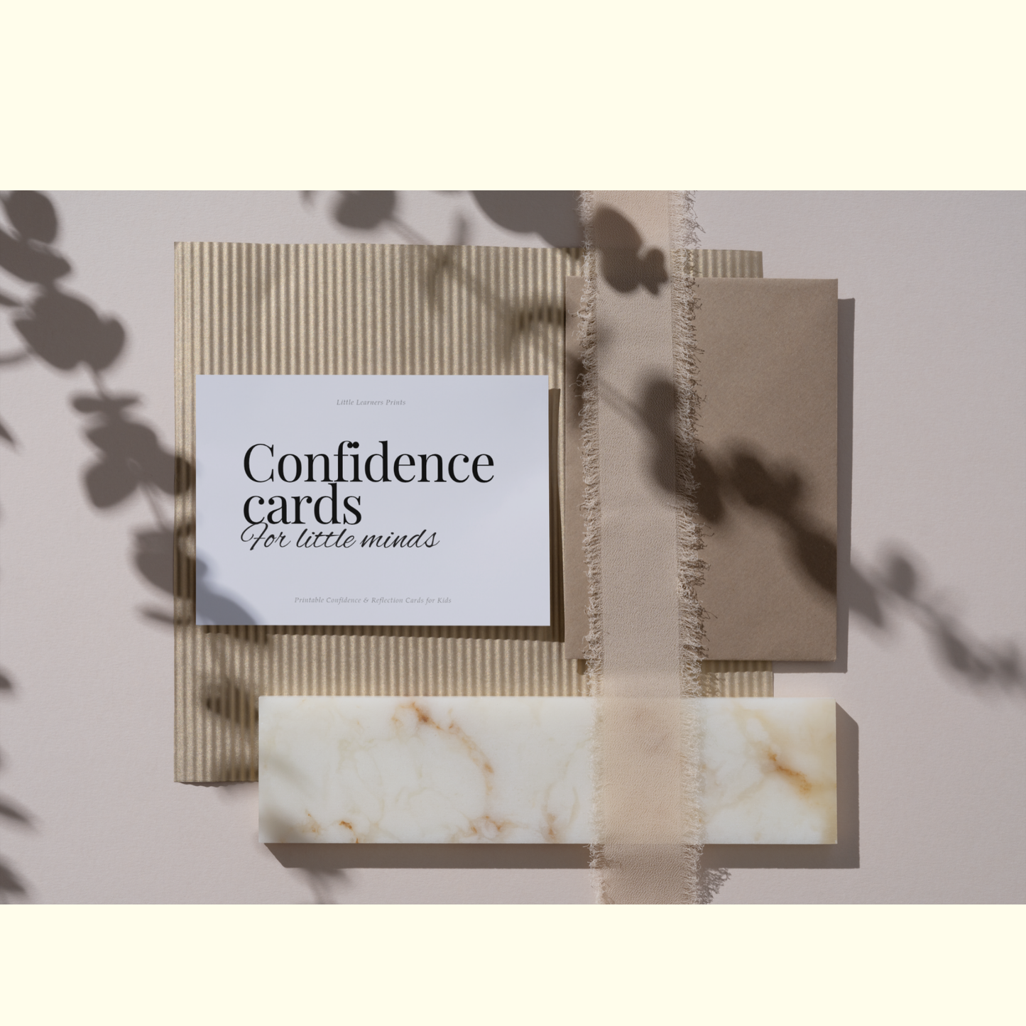 Confidence Cards for Little Minds