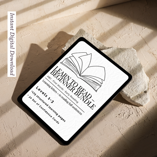 Learn to Read - Beginner Bundle (Levels 1–3)