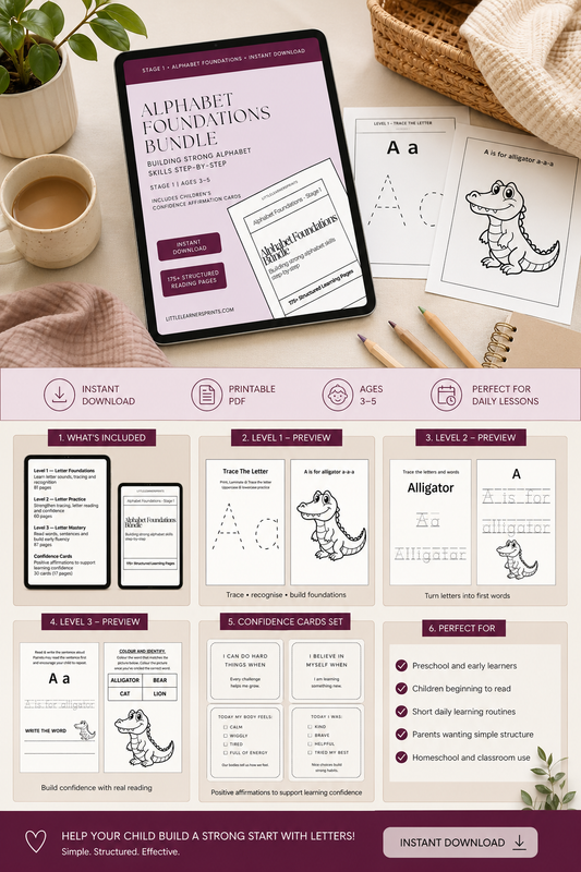 Learn to Read - Beginner Bundle (Levels 1–3)